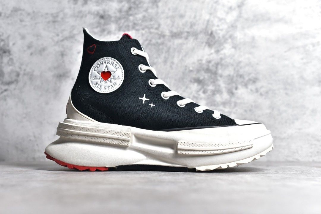 White shoes clearance with black star