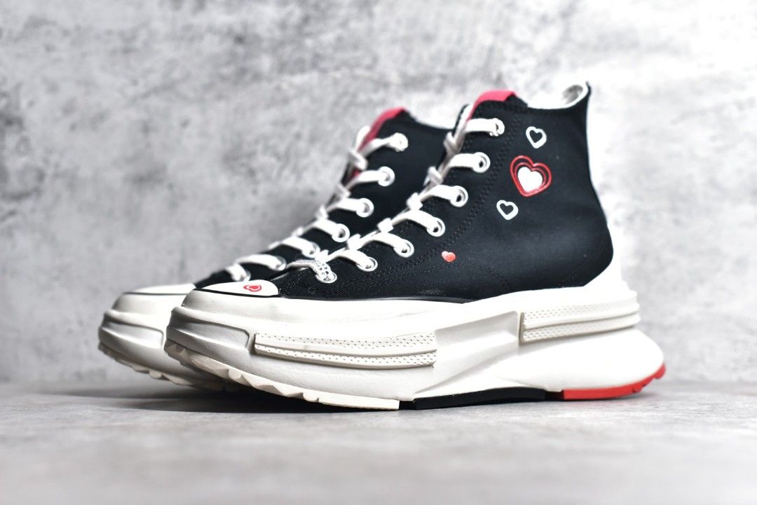 White shoes with black star online