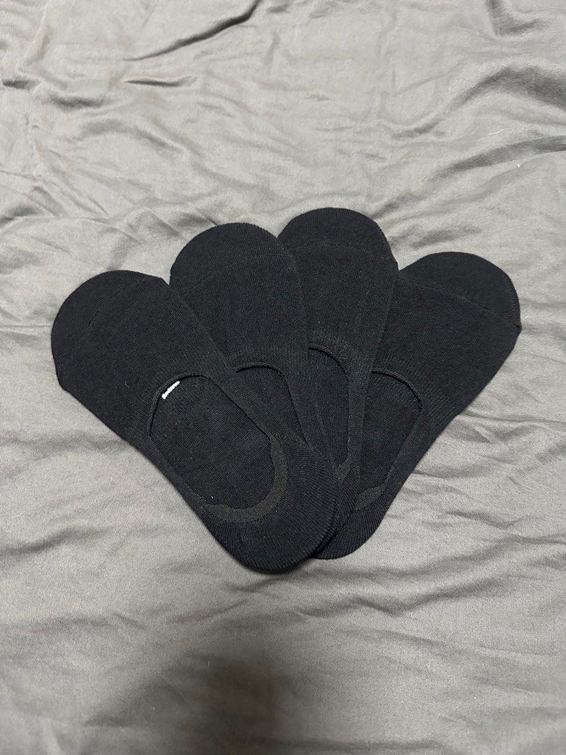 Mens black invisible hotsell socks