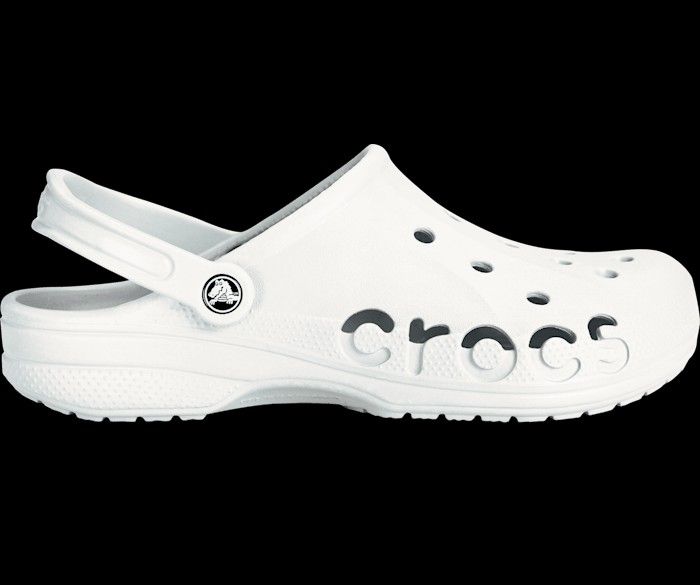 Crocs that say top crocs on the side