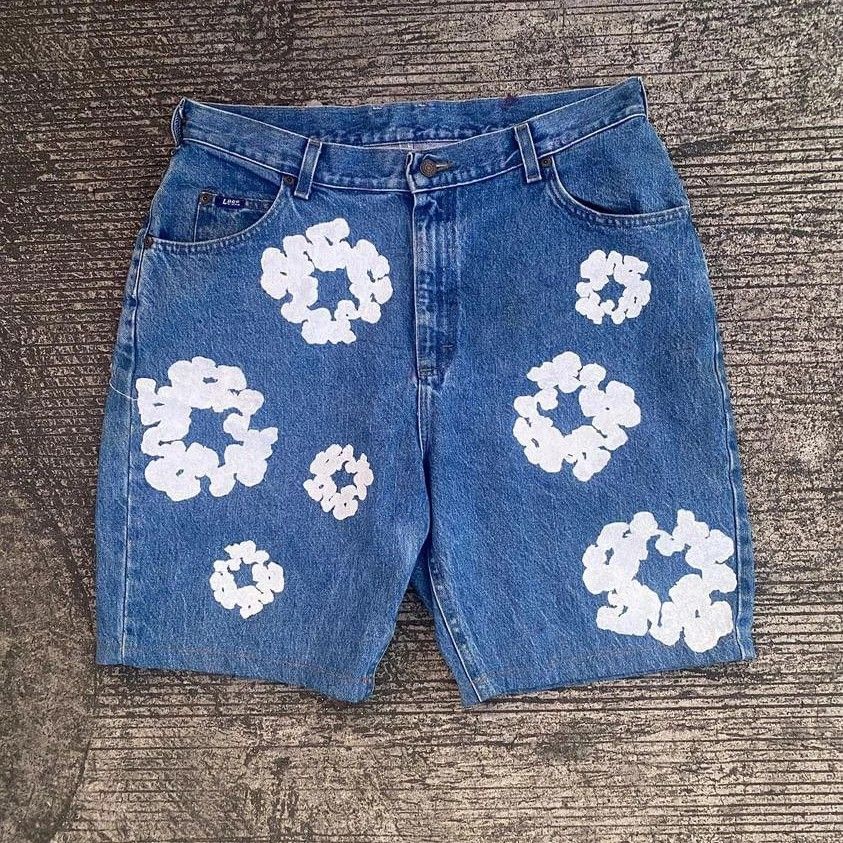 Custom Denim Tears Jorts, Men's Fashion, Bottoms, Shorts on Carousell