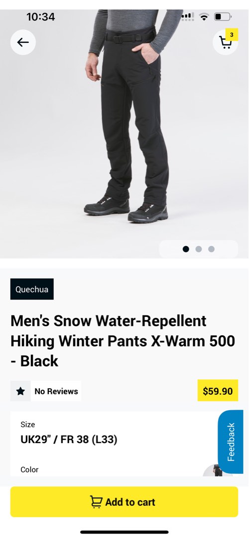 Decathlon winter pants hotsell