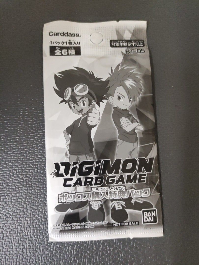 Digimon Card BT 05 Promo pack, Hobbies & Toys, Toys & Games on Carousell