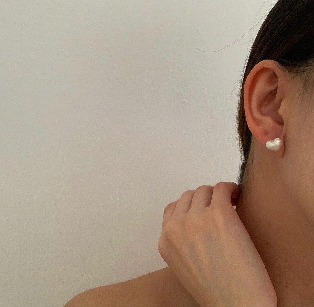 Double Sided Heart Earrings Women s Fashion Jewelry Organisers