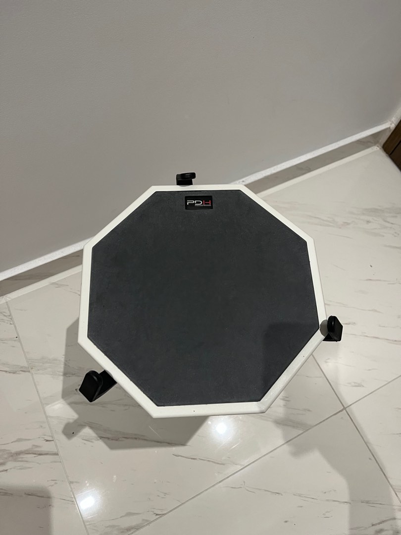 Mirrored Red PRO PAD Bundle (Pro Pad / Pad Bag / Lightweight Practice Pad Stand / Practice Stand Bag / Drumsticks) main image 1