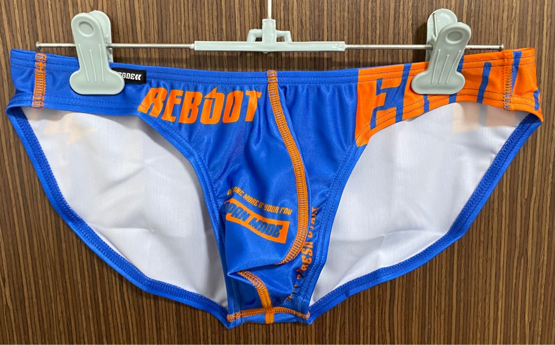 EGDE Reboot Re Super Low Rise Bikini Underwear, Blue (3505), Men's