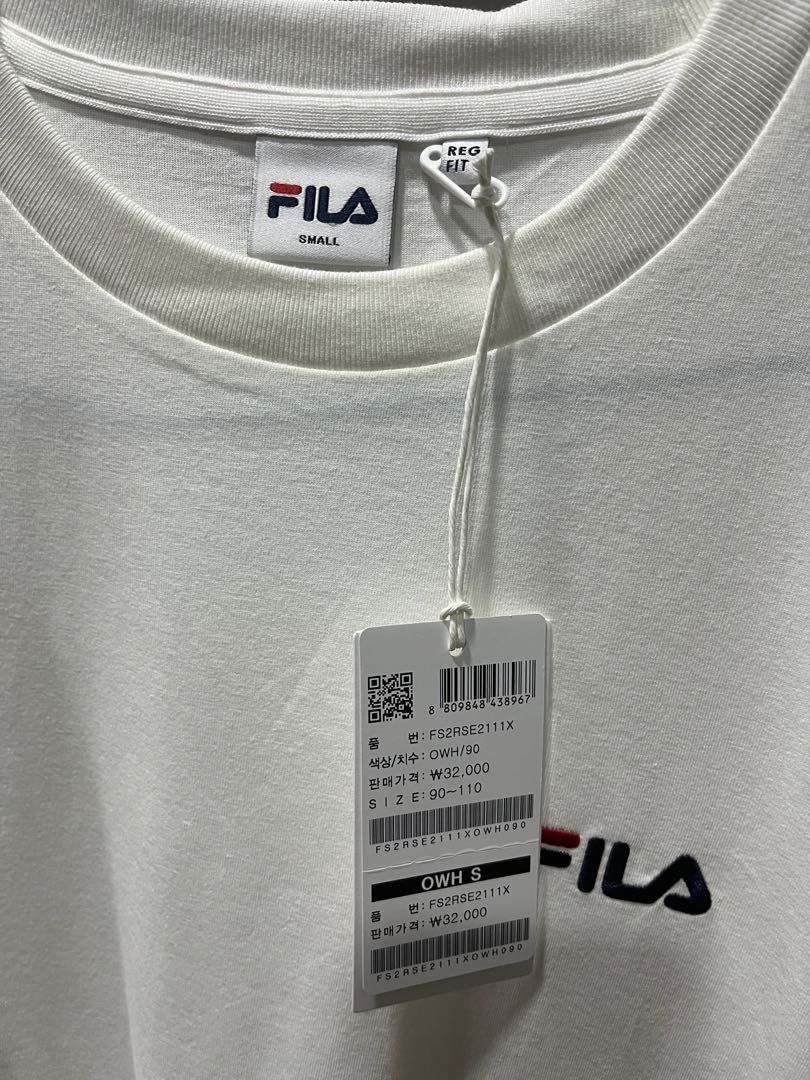 T shirt fila 12 ans hotsell