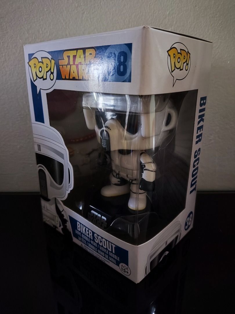 FREE PROTECTOR NEGOTIABLE Funko POP Star Wars Biker Scout