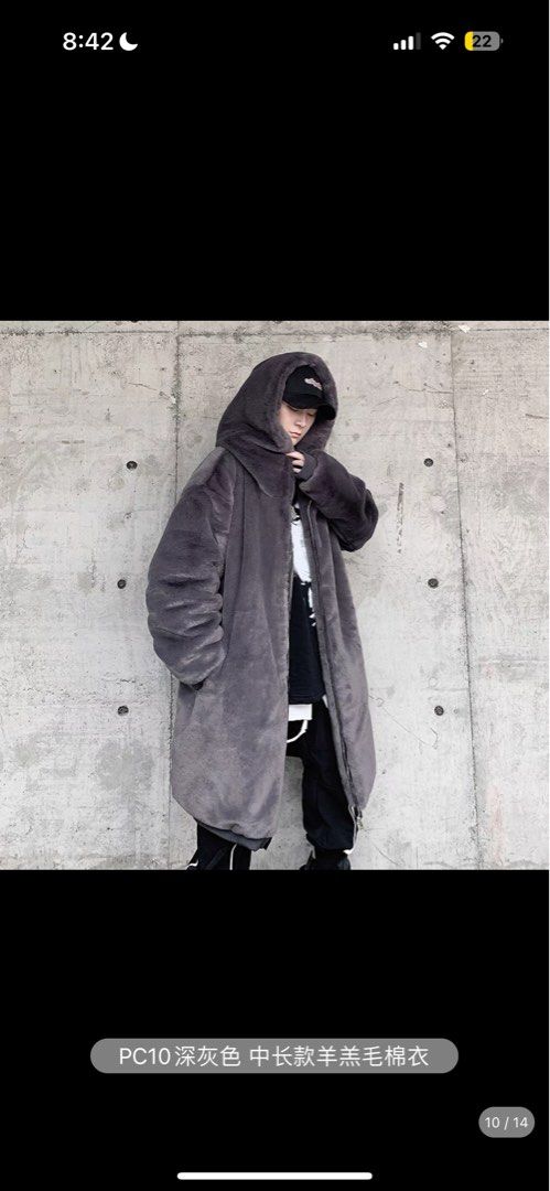 Fur coat with hoodie best sale