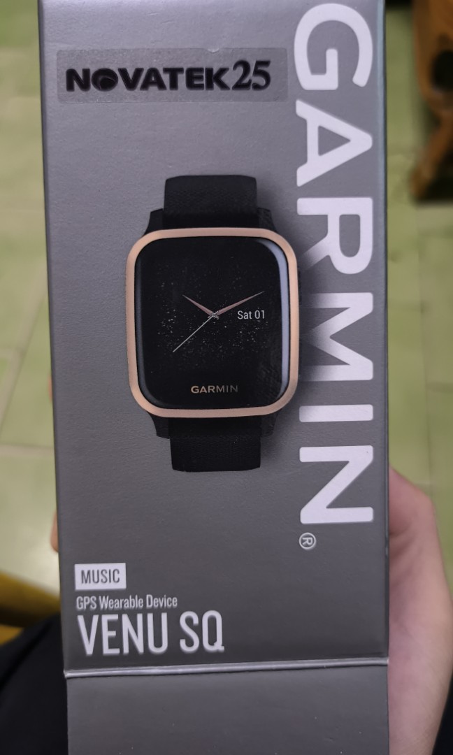 Garmin VENU SQ MUSIC 音樂版, 手機及配件, 智慧穿戴裝置及智慧手錶在
