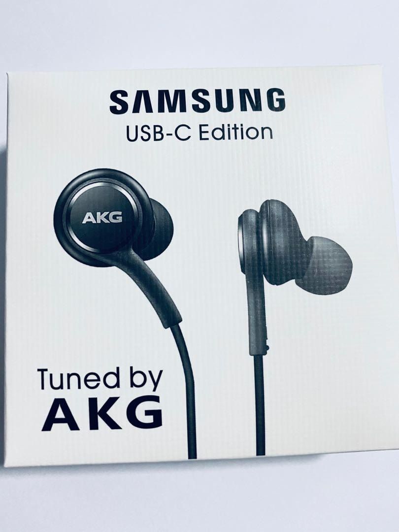Genuine Samsung AKG earpiece Audio Type c Blk Wht