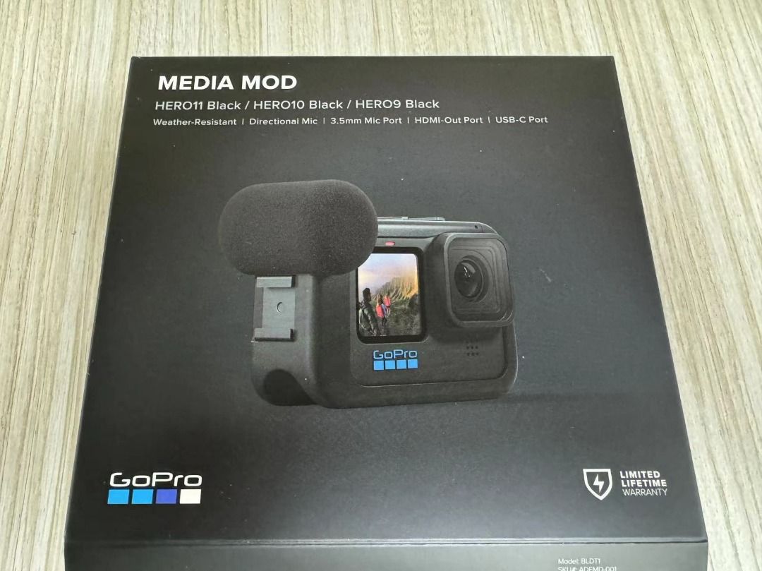GoPro Media Mod 媒體模組ADFMD-001G (合gopro 9-12用)香港行貨保養到