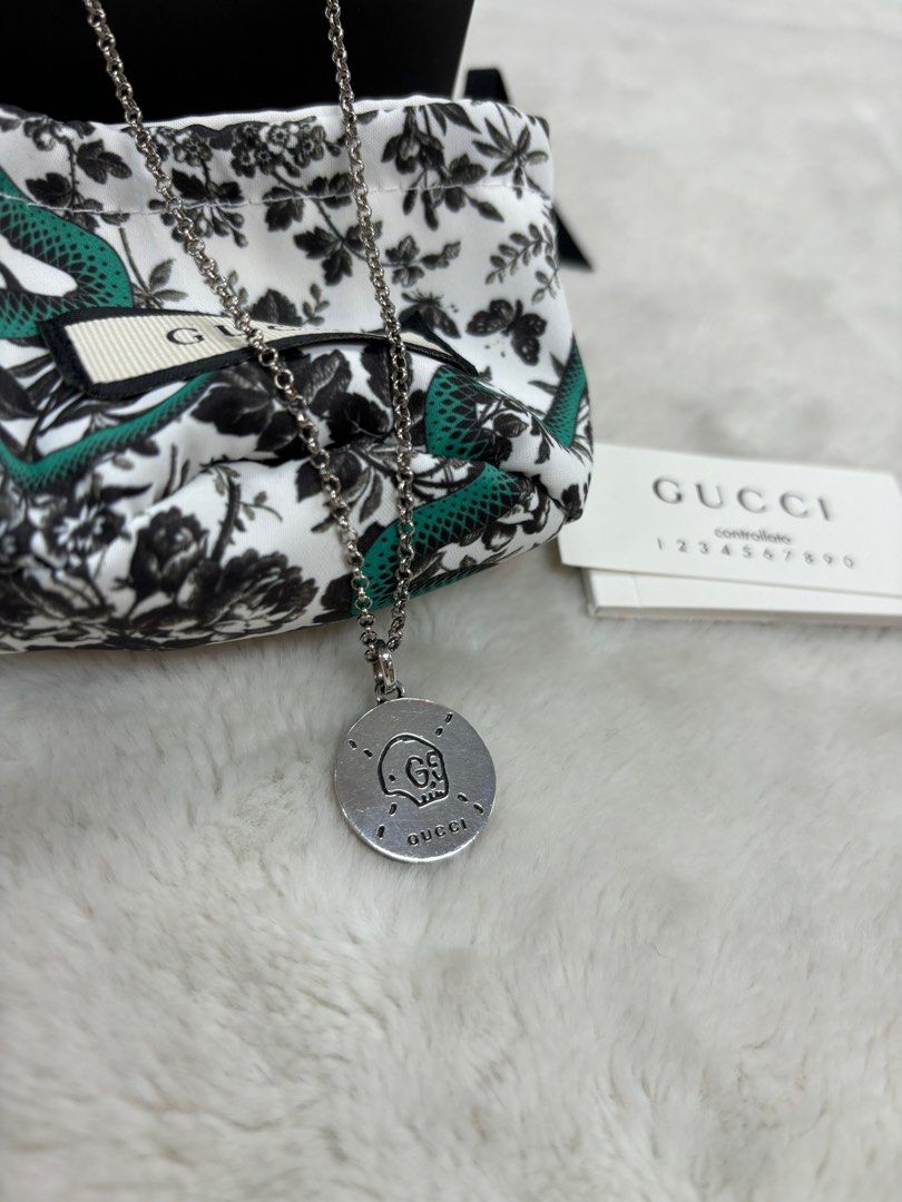 Gucci Necklace Gucci Ghost Luxury Accessories on Carousell