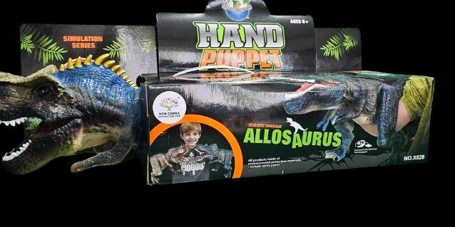 Hand puppet allosaurus Roaring 8QTY left Hobbies Toys Toys
