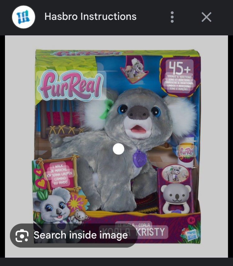 Hasbro Furreal Koala Hobbies Toys Toys Games on Carousell