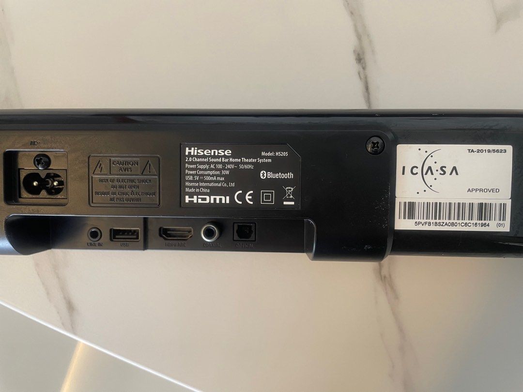 Hisense tv sound bar, TV & Home Appliances, TV & Entertainment, TV ...
