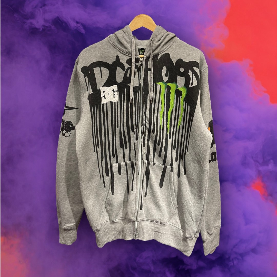 Monster energy online zip up hoodie