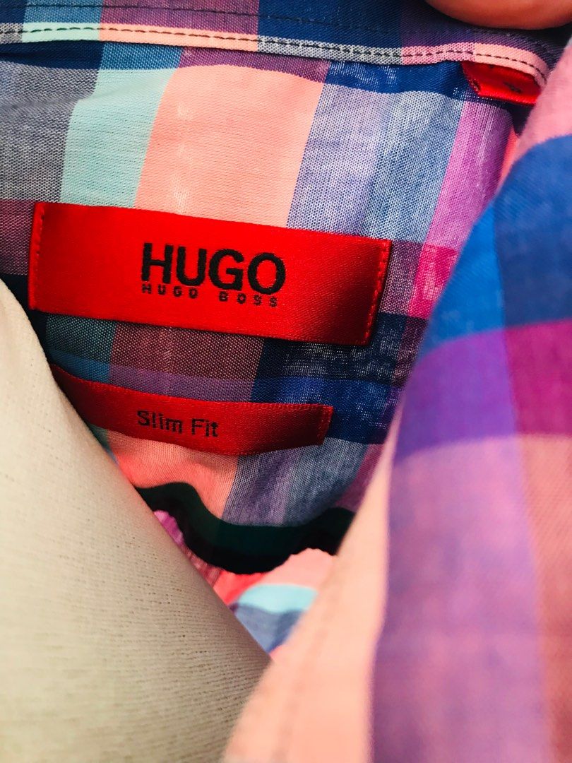 HUGO BOSS Slim Fit Top (Category: Blouses) located in Marikina City. Submitted by _brandsforless_ (Listing ID 1274678243, Image 2). Description: HUGO BOSS Slim Fit Top. Size S, fits S to M. .