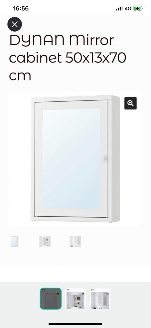 Dynan hotsell mirror cabinet