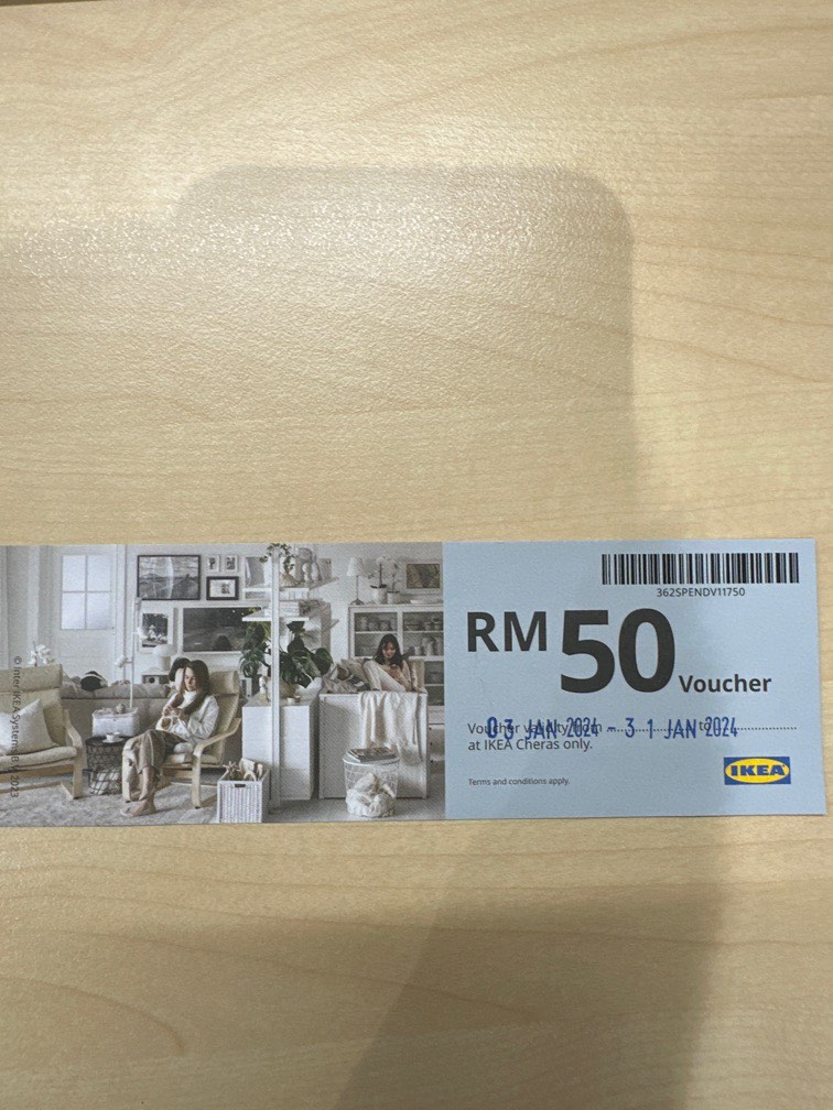 Ikea Rm50 Voucher Tickets Vouchers Vouchers On Carousell