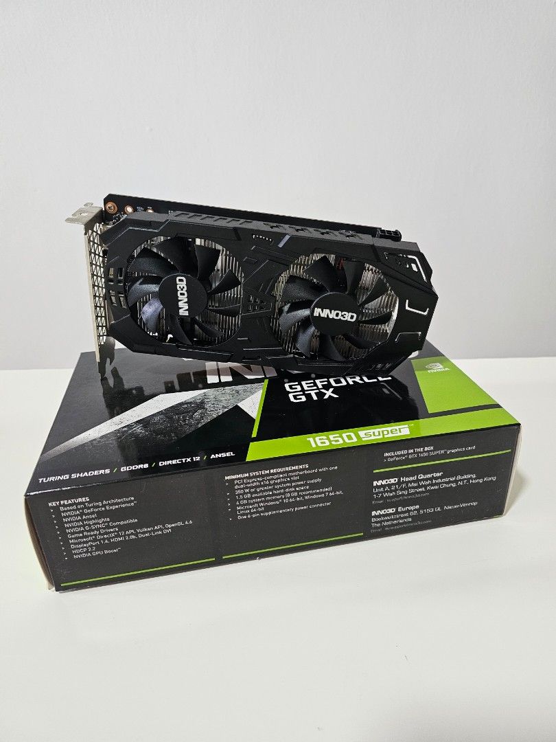 INNO3D GEFORCE GTX 1650 SUPER TWIN X2 OC Computers Tech Parts