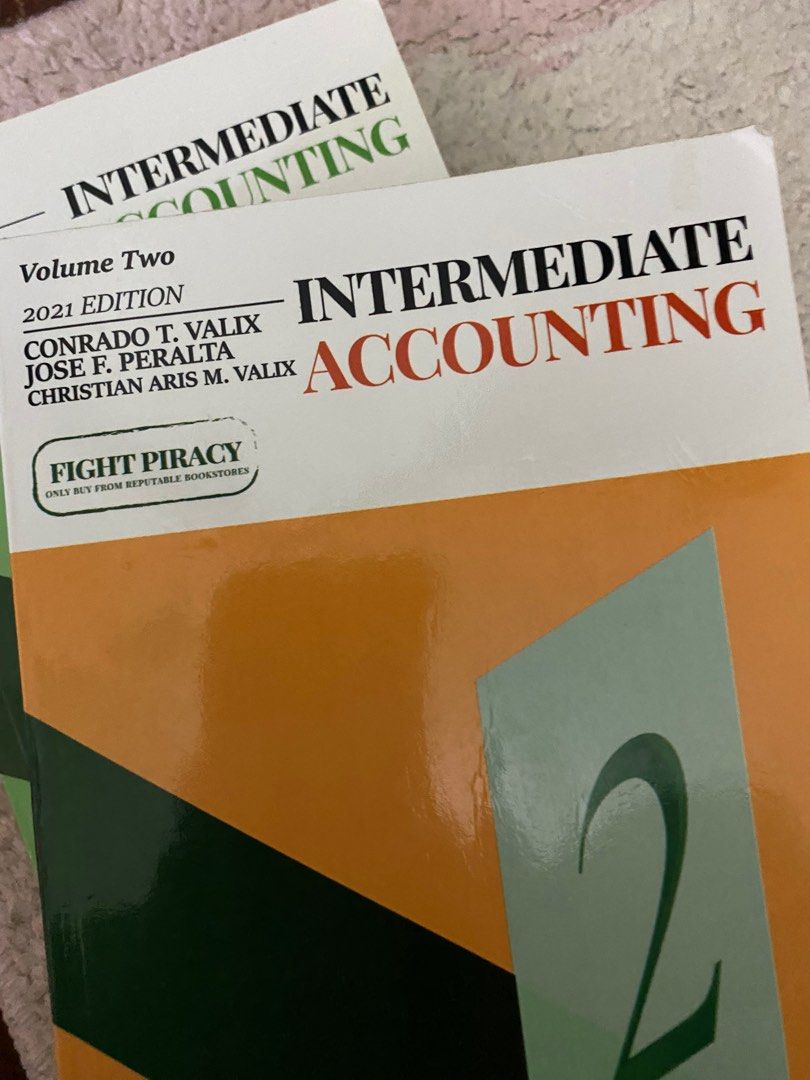 Intermediate Accounting 1 & 2 — Valix (Category: Textbooks) located in Paranaque City. Submitted by rierie002 (Listing ID 1274717509, Image 2). Description: .