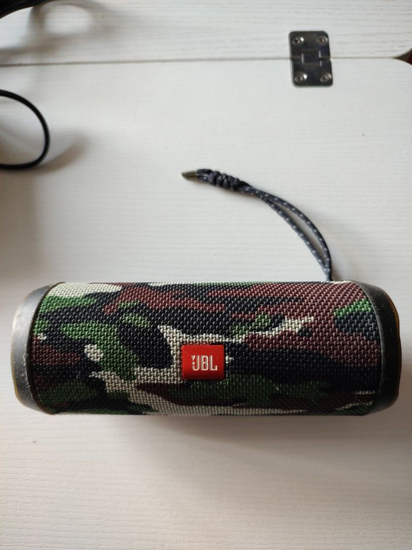 JBL Flip 4 迷彩喇叭, 音響器材, Soundbar、揚聲器、藍牙喇叭、耳擴