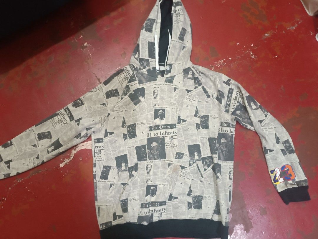 Jordan newspaper clearance hoodie