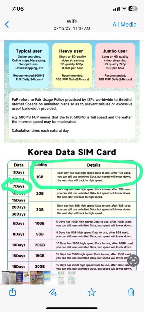 KOREA DATA SIM CARD, Mobile Phones & Gadgets, Mobile & Gadget