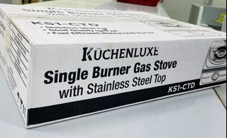 KUCHENLUXE SINGLE BURNER GAS STOVE WITH STAINLESS STEEL TOP KS1-CTD