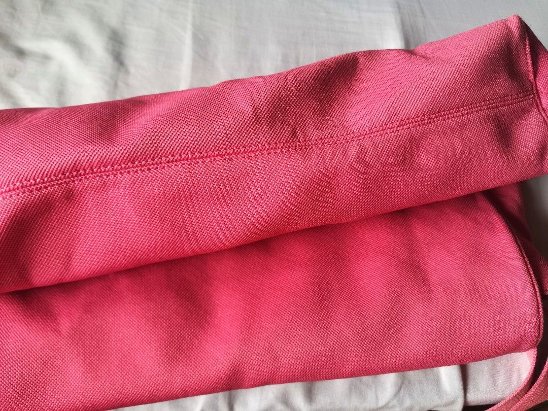 Lacoste Cross Body Bag (Category: Luxury Bags & Wallets) located in Pasig City. Submitted by dehoarding (Listing ID 1274705092, Image 3). Description: In good used condition Authentic Machine washable See picture (flaw on the last photo) Price further reduced.