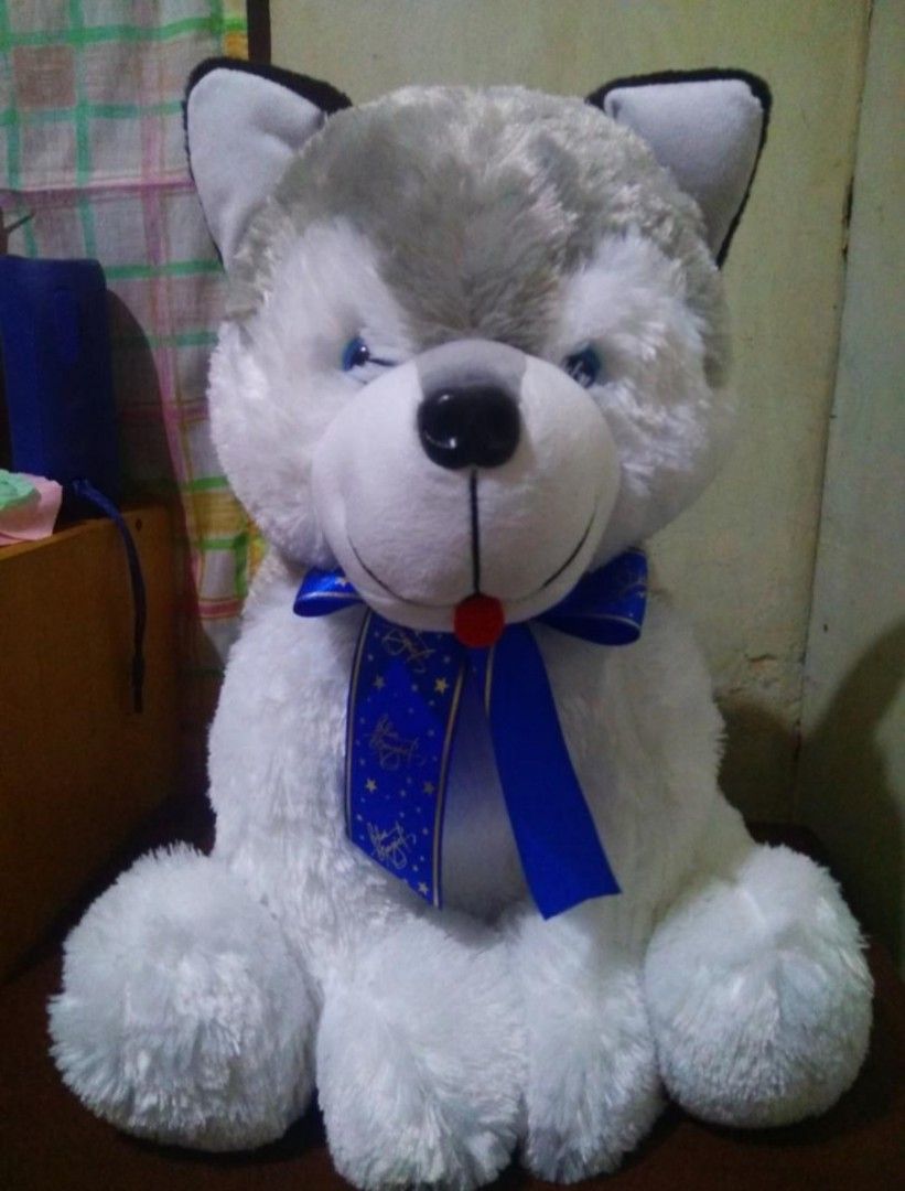 Husky stuffed toy blue magic 2025