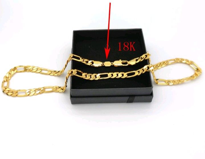 Last piece 18K Solid Yellow Gold Filled 75 Pure Gold Content