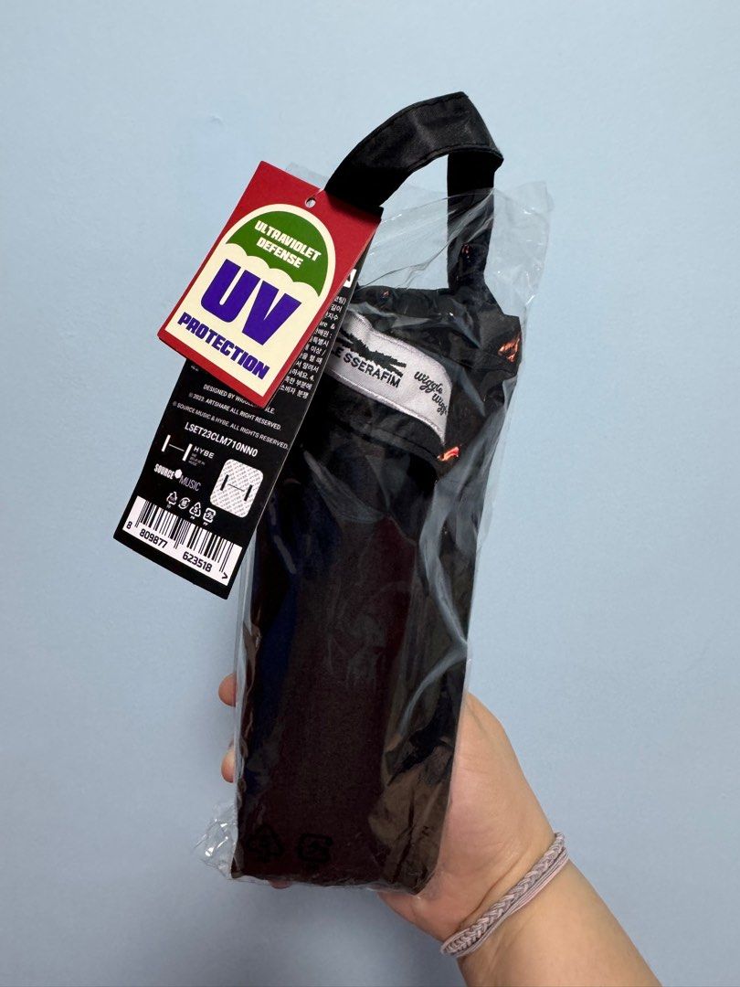 ★LE SSERAFIM x Wiggle Wiggle★UV Protection Umbrella★Blk LE SSERAFIM | [LE SSERAFIM X wiggle wiggle] UV PROTECTION