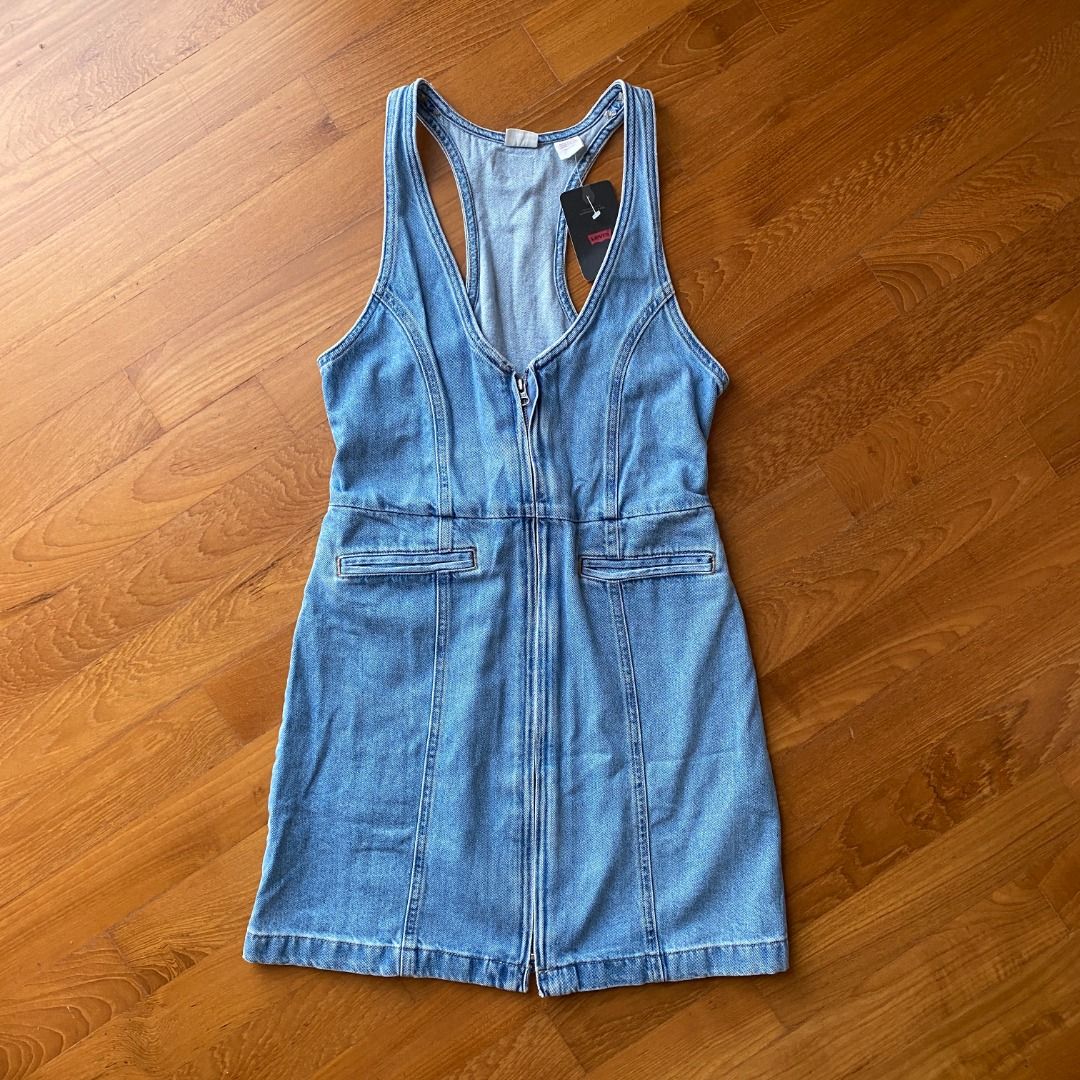 Levi's sleeveless denim on sale dress