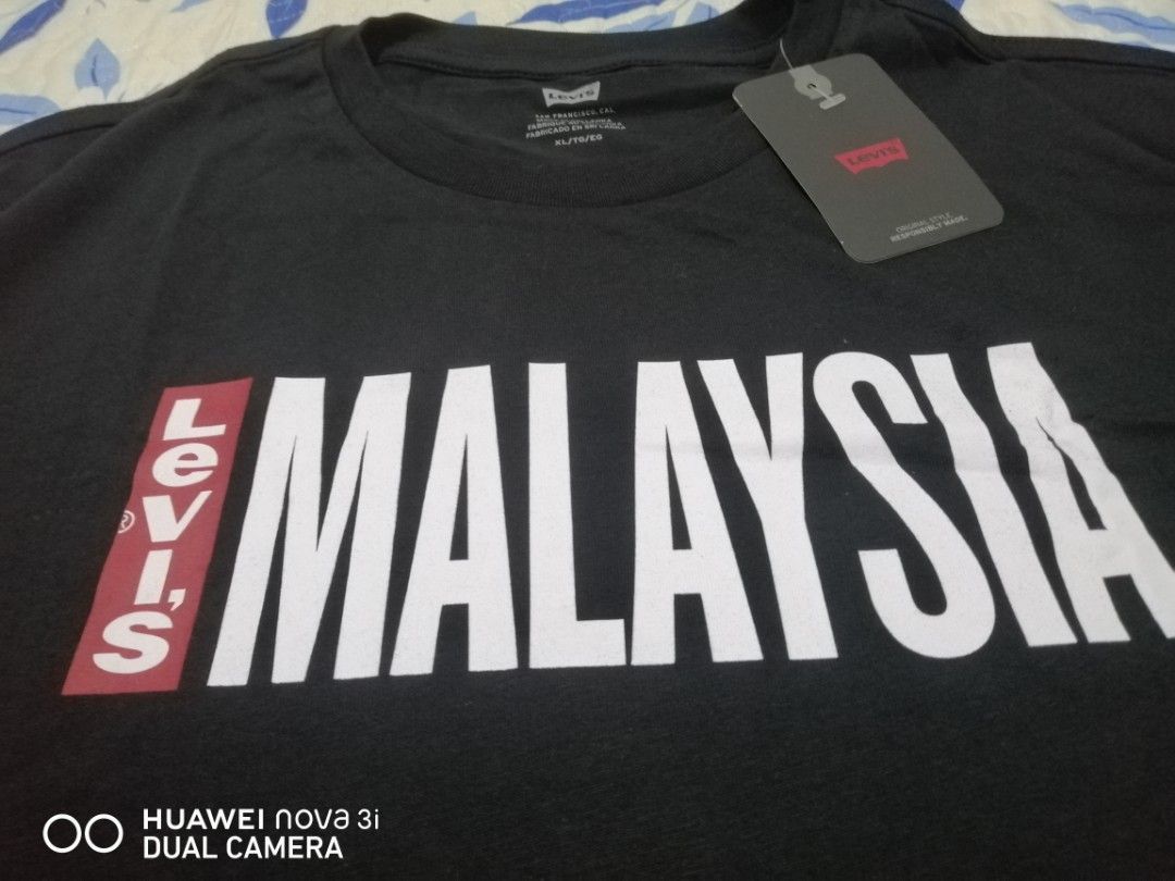 LEVIS MALAYSIA BLACK SHIRT