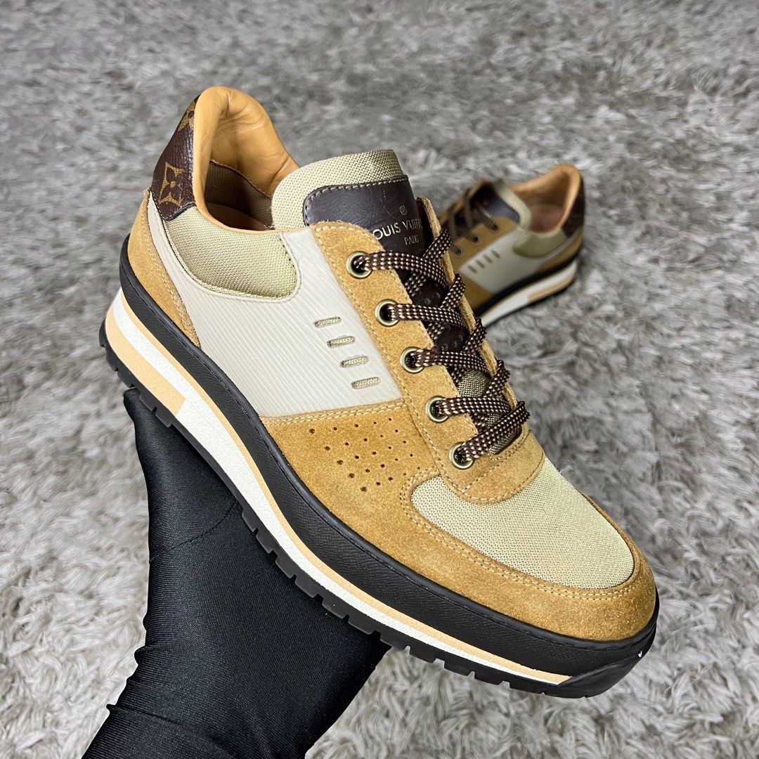 Louis Vuitton Harlem Richelieu Sneakers Fesyen Pria Sepatu