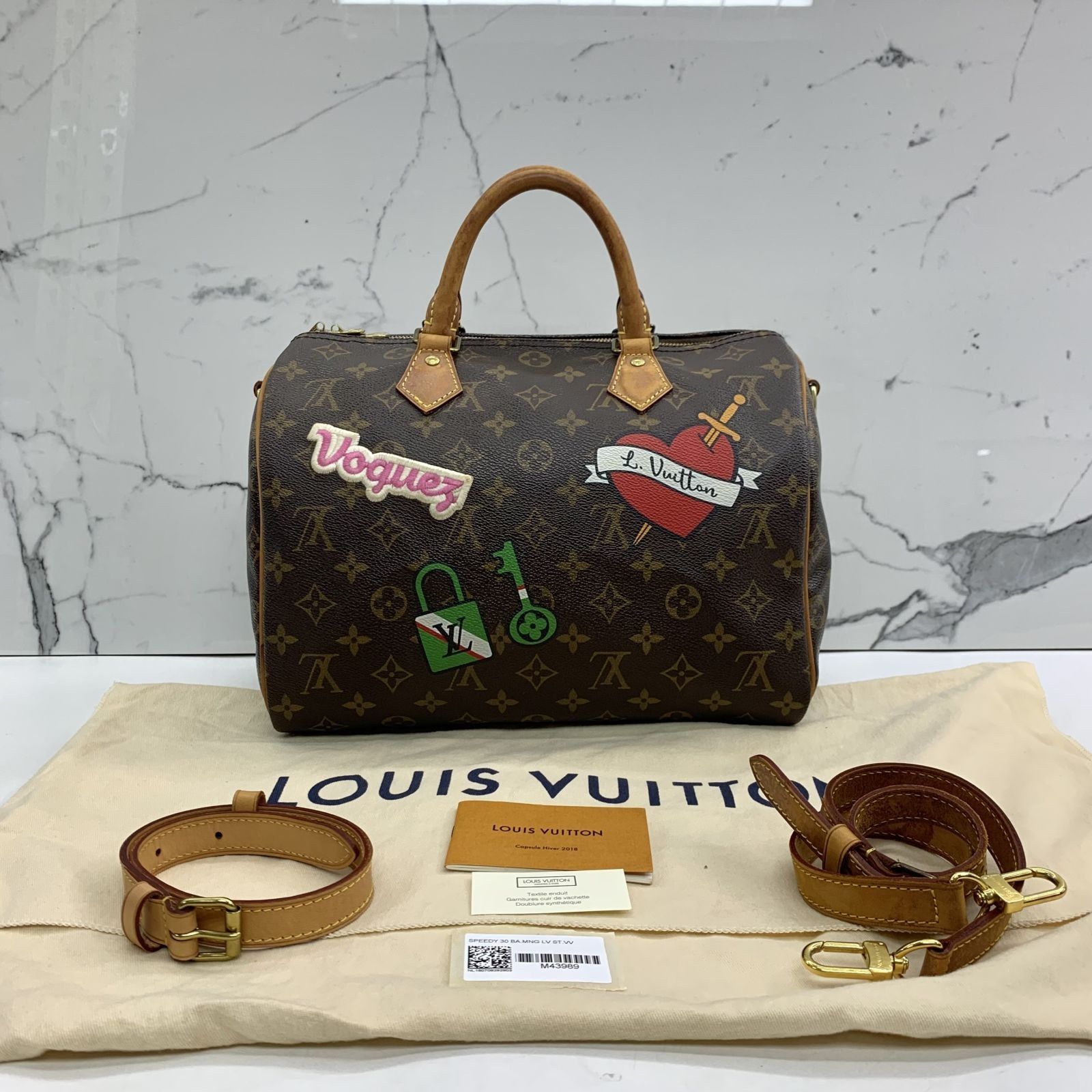 LOUIS VUITTON MONOGRAM SPEEDY BANDOULIERE 30 MY LV WORLD TOUR SHOUDLER BAG 237044459 Luxury Bags Wallets on Carousell
