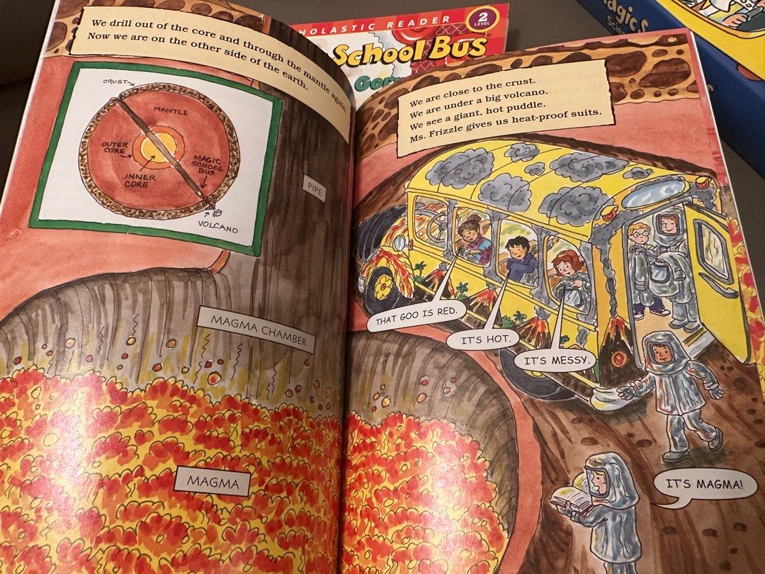 Magic School Bus Science Readers Box 1&2, 興趣及遊戲, 書本 & 文具, 小朋友書 Carousell
