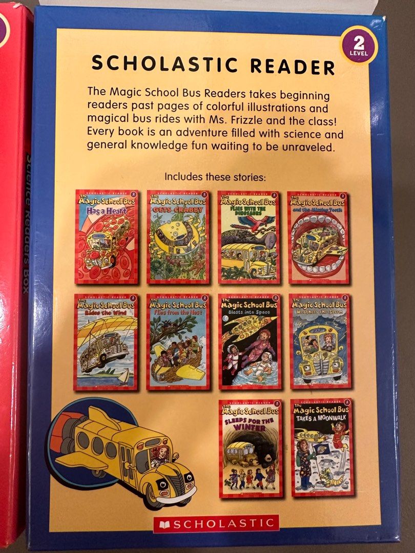 Magic School Bus Science Readers Box 1&2, 興趣及遊戲, 書本 & 文具, 小朋友書 Carousell