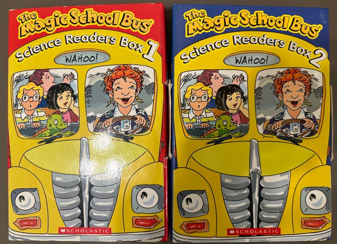Magic School Bus Science Readers Box 1&2, 興趣及遊戲, 書本 & 文具, 小朋友書 Carousell