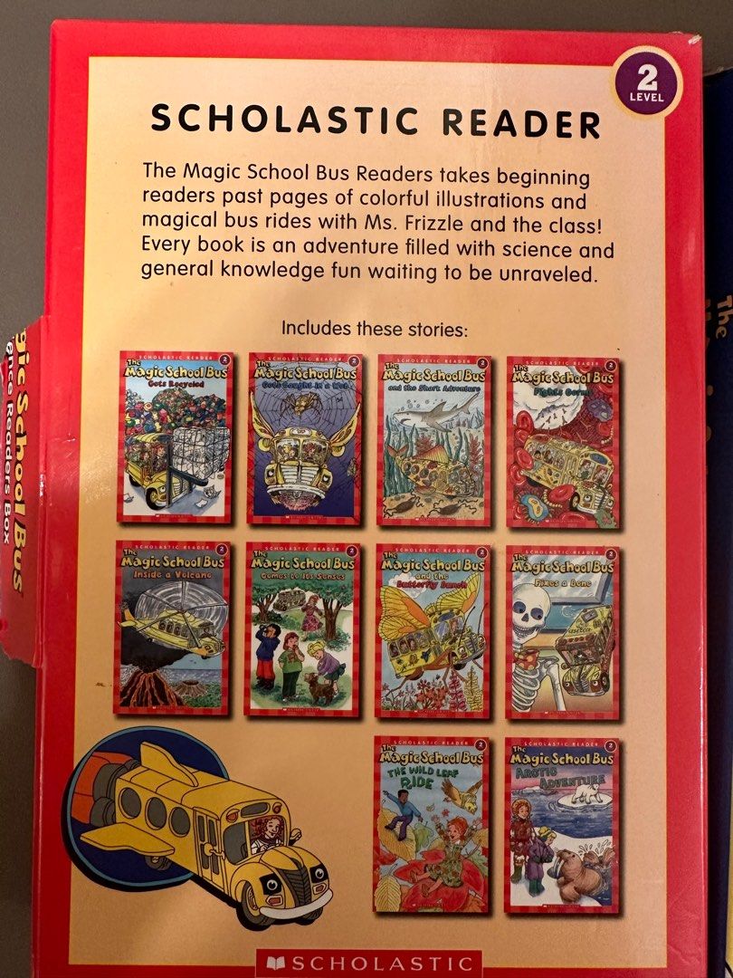 Magic School Bus Science Readers Box 1&2, 興趣及遊戲, 書本 & 文具, 小朋友書 Carousell
