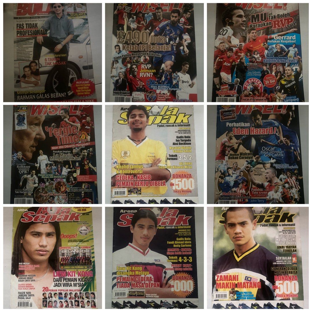 Majalah & Poster Bola Sepak, Hobbies & Toys, Books & Magazines ...