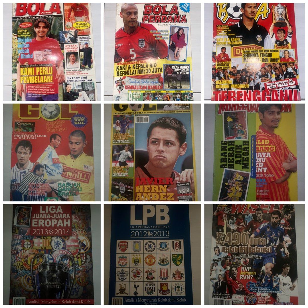 Majalah & Poster Bola Sepak, Hobbies & Toys, Books & Magazines ...