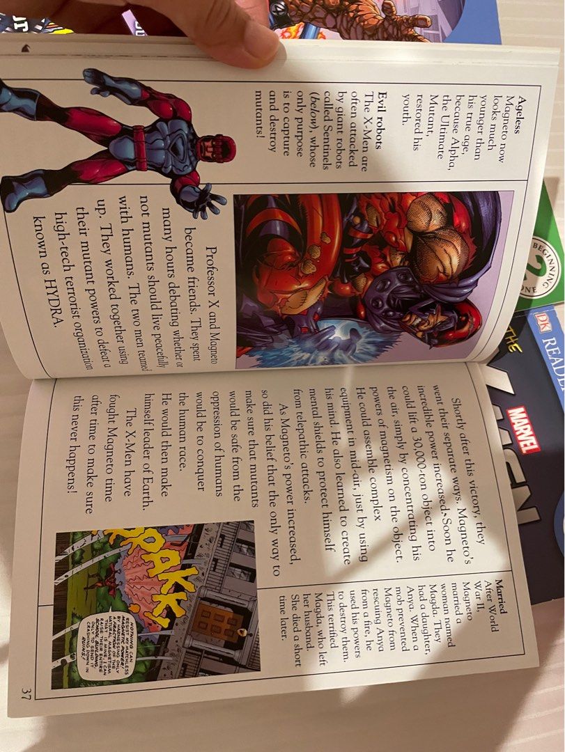 Marvel X Men reader books, Hobbies & Toys, Books & Magazines, Children
