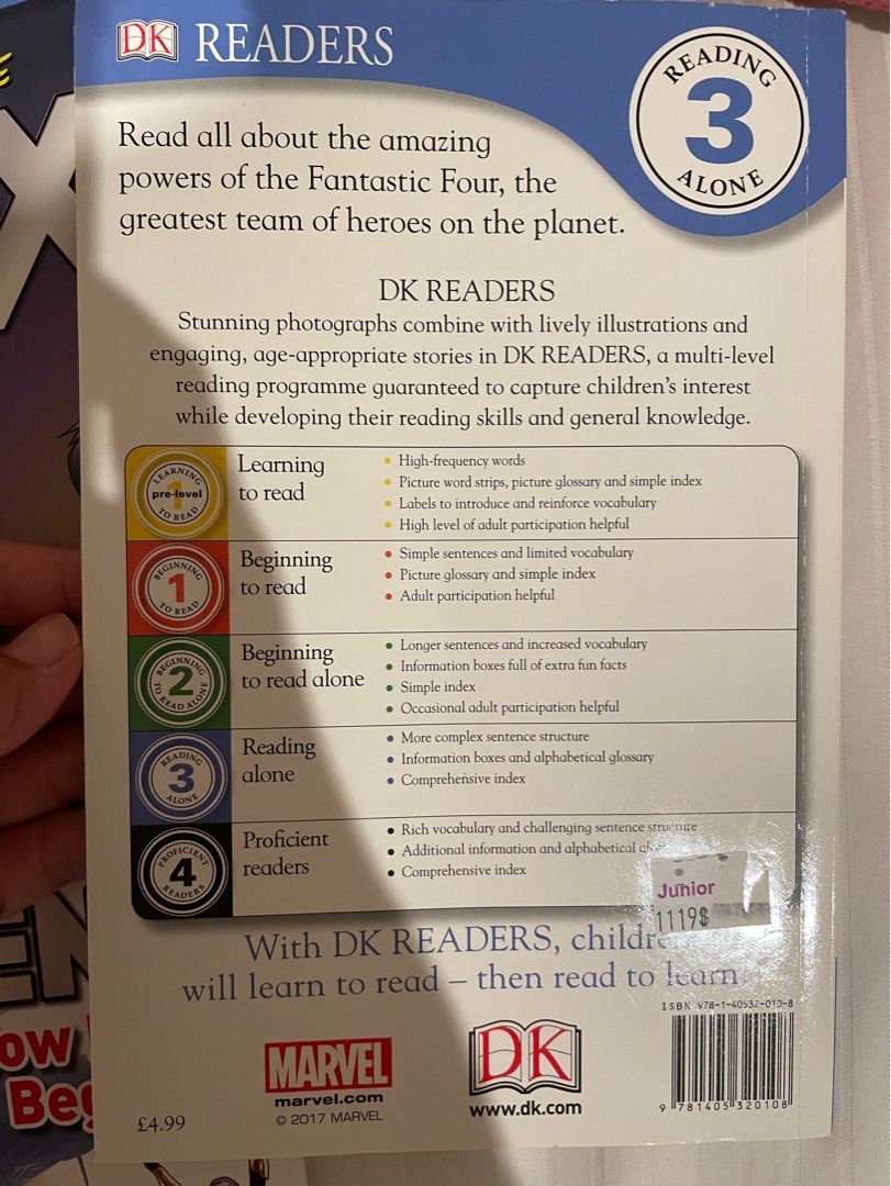 Marvel X Men reader books, Hobbies & Toys, Books & Magazines, Children's Books on Carousell