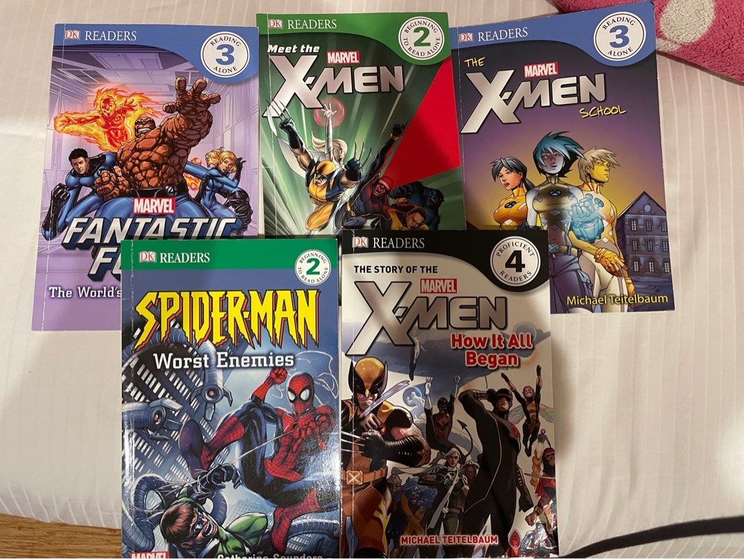 Marvel X Men reader books, Hobbies & Toys, Books & Magazines, Children's Books on Carousell