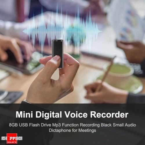 Mini Digital Voice Recorder Built In 8GB USB Flash Drive Audio ...