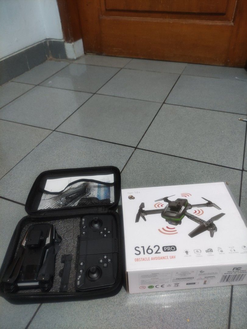 Mini Drone Kamera S162 Pro Drone WIFI FPV 4K HD Camera Ganda Drone  Avoidance Obstacle Shoot Original