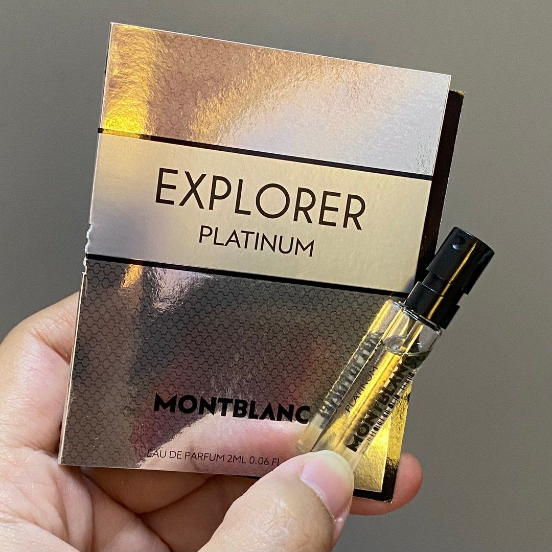 Montblok Exploder Montblanc Explorer Platinum, Beauty & Personal Care, Fragrance ...